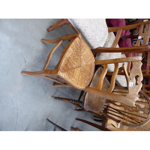 2187 - A 19th Century French ash side chair