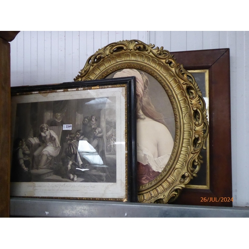 2269 - Five various framed pictures