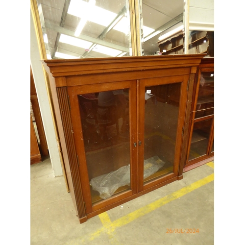 2320 - A modern two door display cabinet