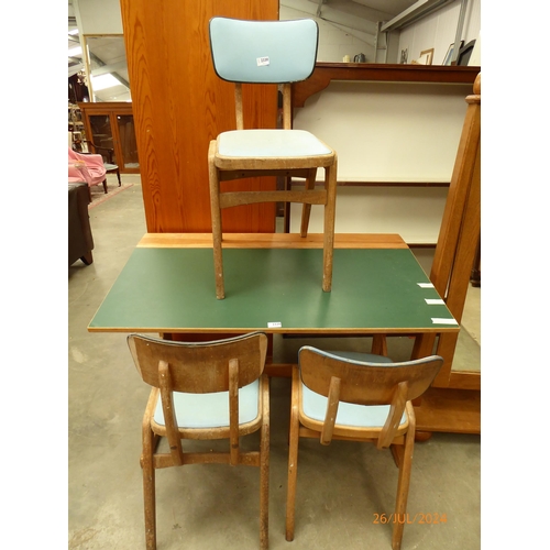 2330 - Three retro beech chairs