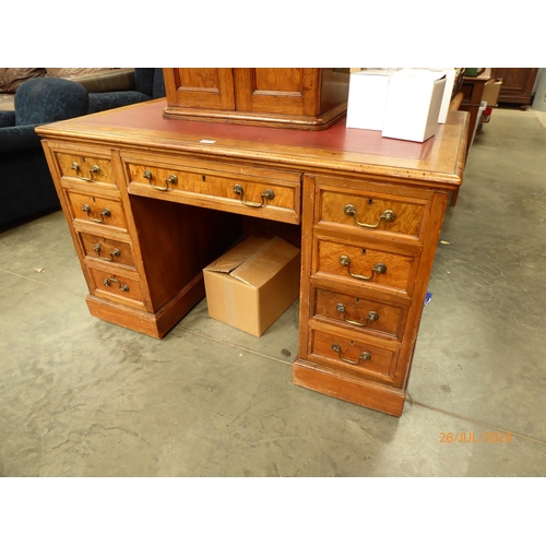 2339 - A 19th Century mixed wood desk