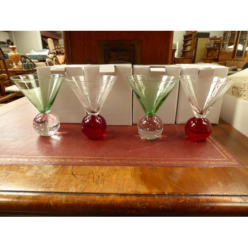 2341 - Four glass vases