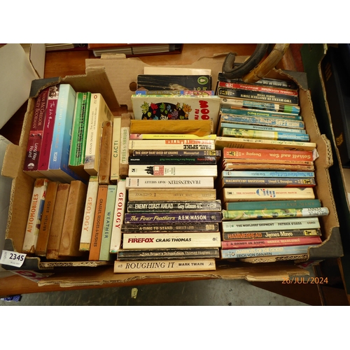 2345 - A box of books including 10 x Observer's books