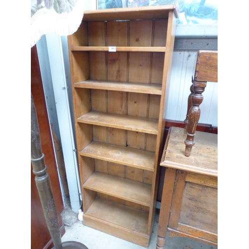 2412 - A small pine bookcase