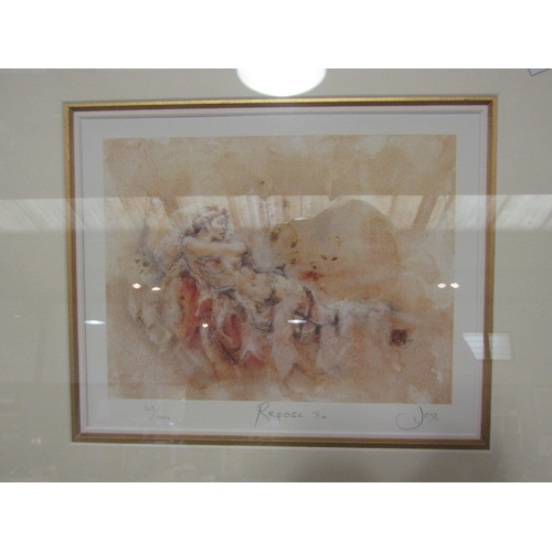 1242 - After Joy Kirton Smith (XX-XXI): Five limited edition prints of nude females, sepia tones, various s... 