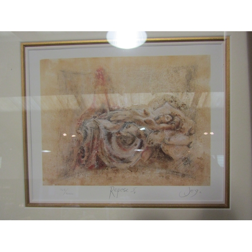 1242 - After Joy Kirton Smith (XX-XXI): Five limited edition prints of nude females, sepia tones, various s... 