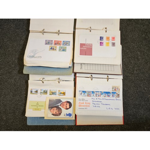 1320 - Four albums containing first day covers, 1970's/early 80's