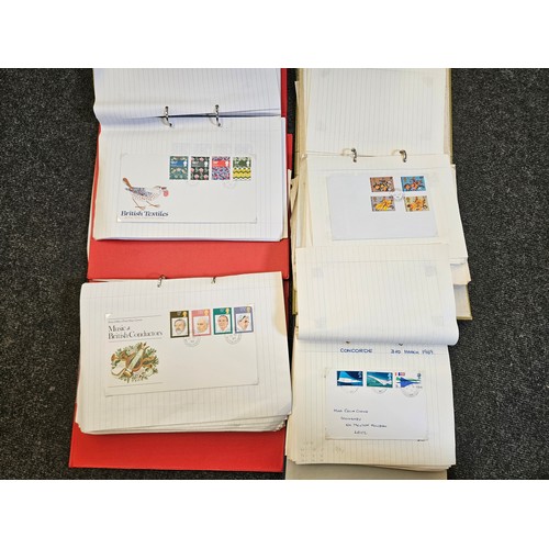 1326 - Four albums containing first day covers, 1960's/1970's