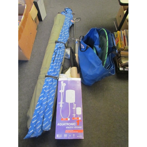 1295 - A selection of fishing rods to include Daiwa 