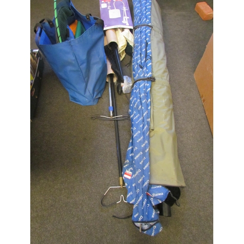 1295 - A selection of fishing rods to include Daiwa 