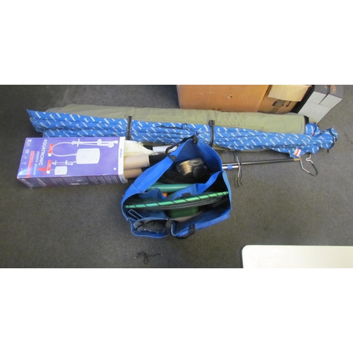 1295 - A selection of fishing rods to include Daiwa 