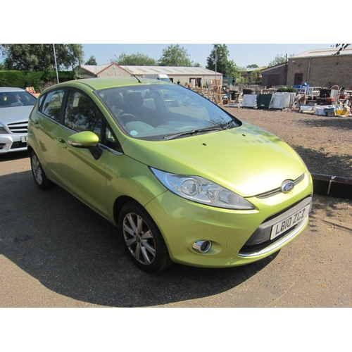 3551 - LB10 ZCZ.  A Ford Fiesta Zetec, manual, 1.4 petrol, green,  89658 miles.  MOT expired 21.07.2024 (id... 