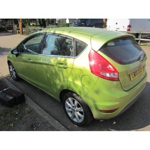 3551 - LB10 ZCZ.  A Ford Fiesta Zetec, manual, 1.4 petrol, green,  89658 miles.  MOT expired 21.07.2024 (id... 