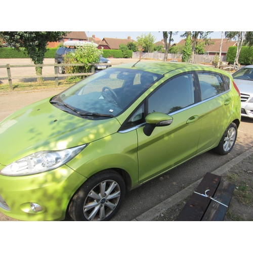 3551 - LB10 ZCZ.  A Ford Fiesta Zetec, manual, 1.4 petrol, green,  89658 miles.  MOT expired 21.07.2024 (id... 