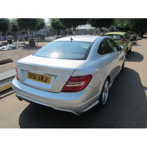 3552 - EK61 XJR.  2011 Mercedes-Benz C250 AMG Sport ED125 CDI BCY A.  2.1 ltr. diesel Auto Sport.  MOT unti... 