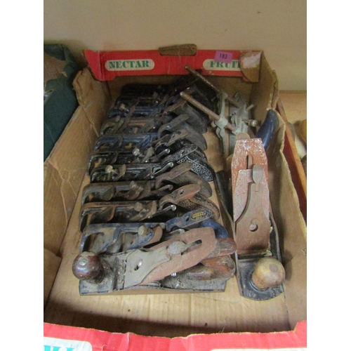 2077 - A box of mixed metal planes including Record