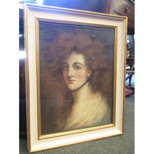 1012 - FAITH K. BOSWELL (Mrs Sage) (fl. 1918-38): Portrait study of female, signed and dated 1908, framed a... 