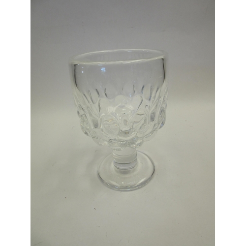 1420 - A large Orrefors goblet, P 9152-221 etched to base, 19cm tall