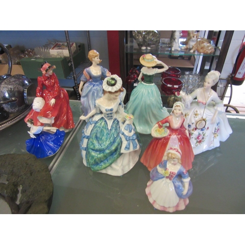 1518 - Eight Royal Doulton lady figurines to include Janet, Diana, Louise, Linda, Elaine, Valerie, Emily an... 