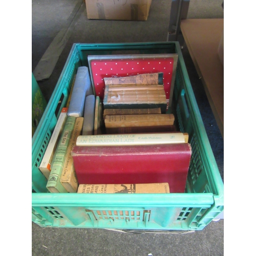 1536 - Two boxes of miscellaneous volumes to include 