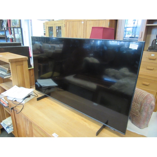 1106 - A Samsung model UE43CU8000KXXU 43'' LED television with remote and manual