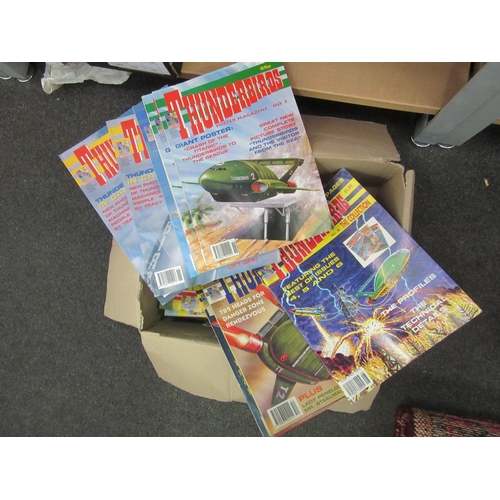 1184 - A box of 1990's thunderbirds magazines