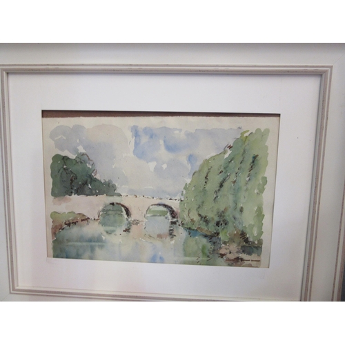 1328 - ROWLAND FISHER: Two watercolour paintings 