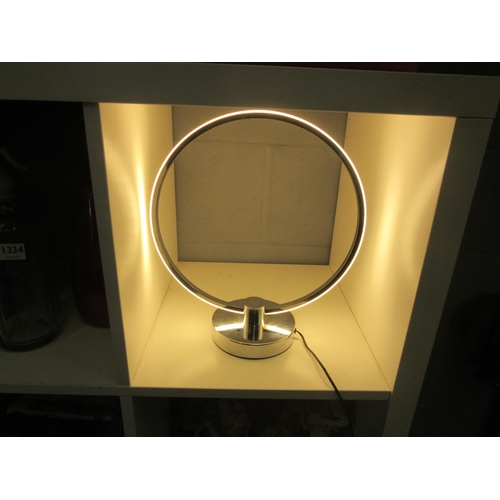 1333 - A modern LED light beam circle lamp, 30cm diameter