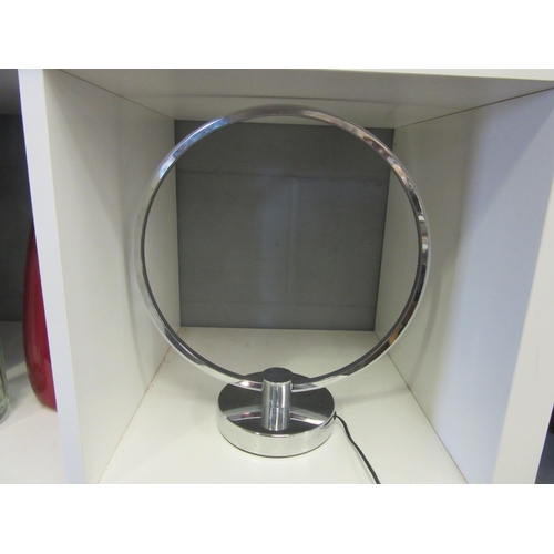 1333 - A modern LED light beam circle lamp, 30cm diameter