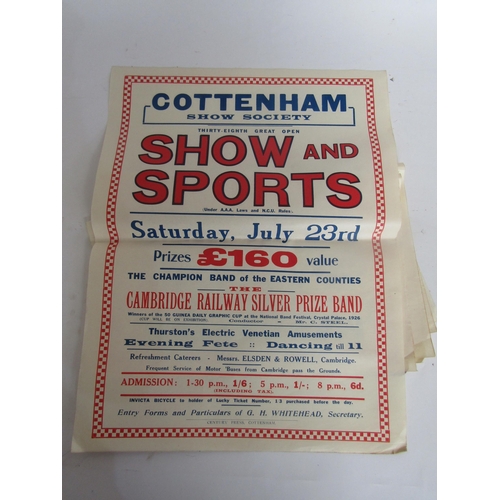 2319 - Five Cottenham show posters