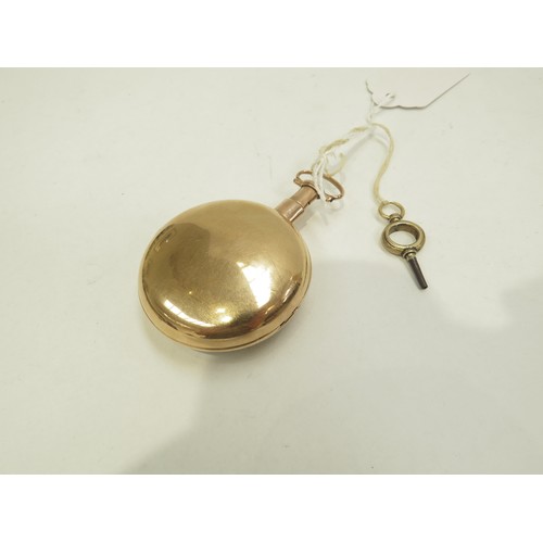 6701 - An early 19th Century 18ct gold Allam & Caithness dumb hour repeating pocket watch, movement numbere... 