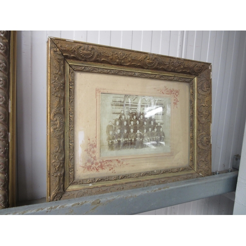 2168 - Two gilt and gesso framed pictures