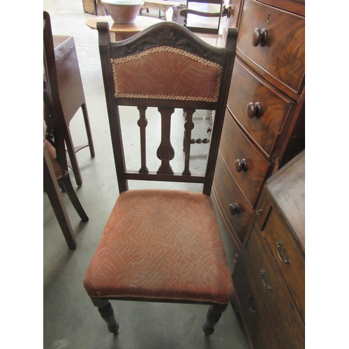 2214 - Four Edwardian mahogany dining chairs