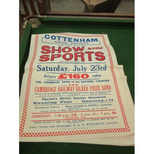 2319 - Five Cottenham show posters