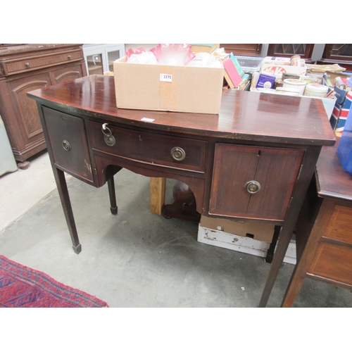 2374 - A mahogany sideboard