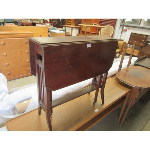 2431 - An Edwardian mahogany Sutherland table