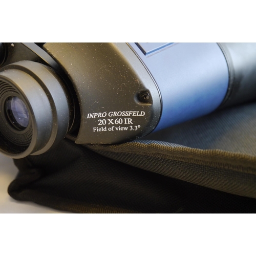 7071 - A pair of Inpro Grossfeld 20X60 IR Binoculars