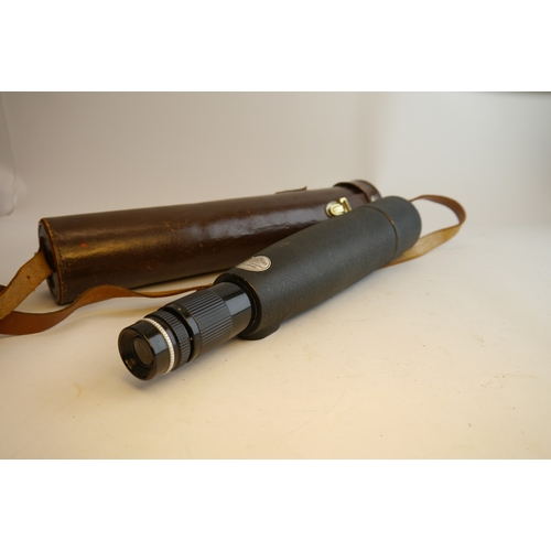 7078 - A Cased Hertel and Reuss Optics Kassel Tele Variable 25-60x60 Spotting Scope