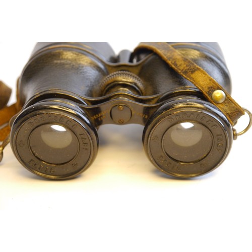 7069 - Five pairs of binoculars including two pairs of Deraisme military binoculars