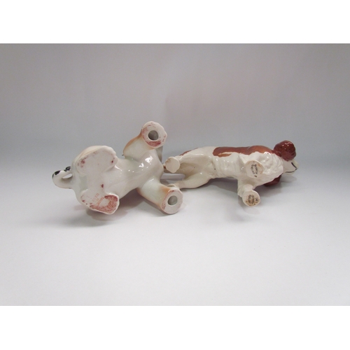 4296 - A Beswick figure of a King Charles Spaniel and a Russian figure of a Tiger Cub back stamped USSR