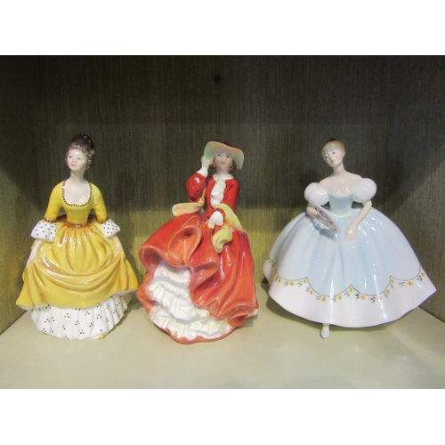 4077 - Nine Royal Doulton ladies including 'Top O' The Hill', ' Coralie', ' Fair Lady', 'Janine', 'Charlott... 