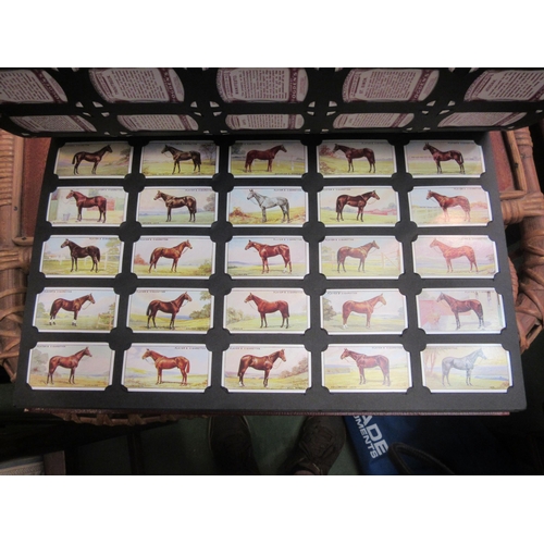 4193 - A large album of cigarette cards, Player's and Will's, Ogden's various subject matter, butterfly, ho... 