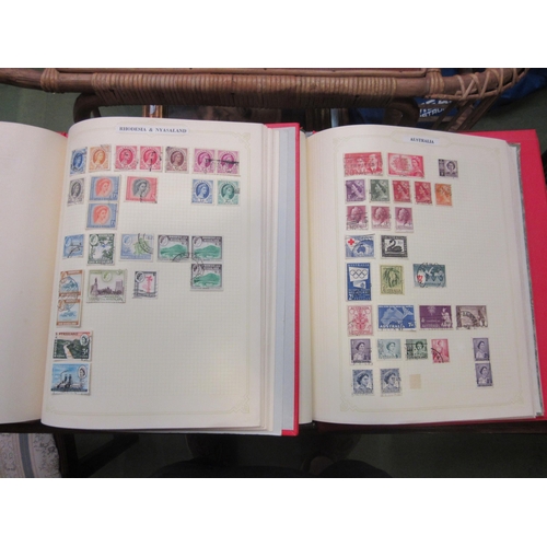 4196 - Two Windsor albums of World stamps, volumes 2 & 5