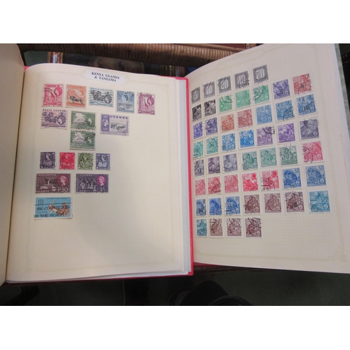 4196 - Two Windsor albums of World stamps, volumes 2 & 5