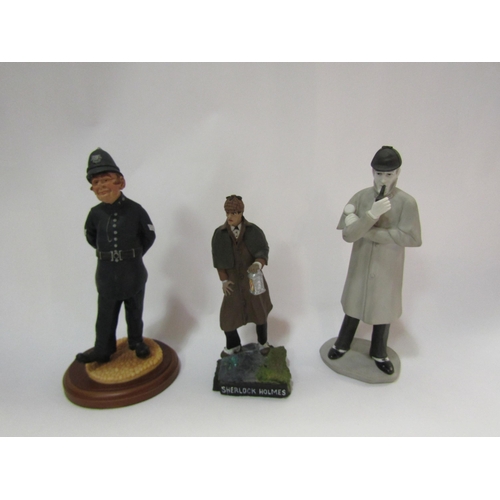 4291 - Eight Sherlock Holmes themed resin figurines to include 