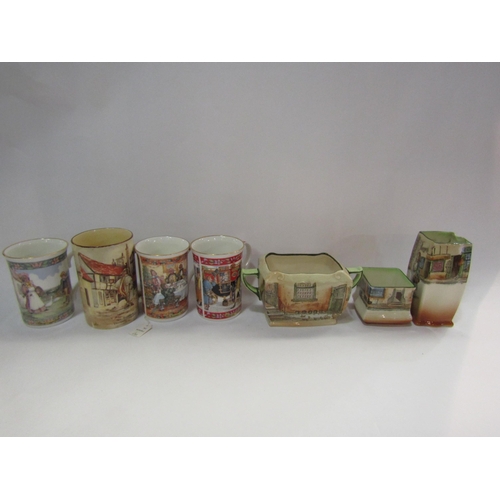 4301 - A quantity of miscellaneous Royal Doulton and Newhall Charles Dickens themed ceramics to include Suc... 