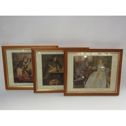 4313 - A set of six prints depicting various Charles Dickens images to include 