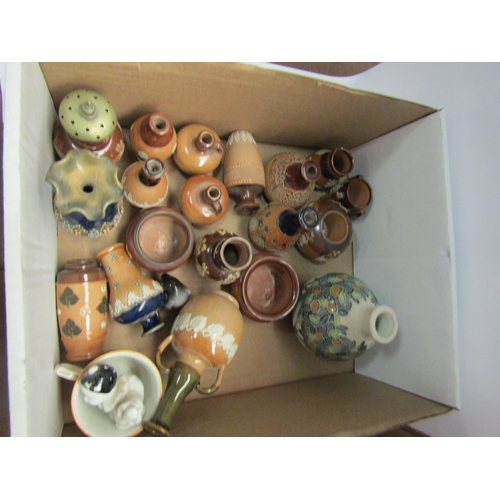 4351 - A large selection of ceramics including Doulton stoneware miniatures