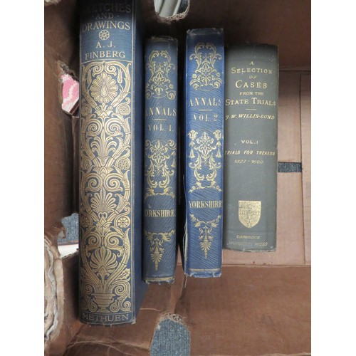 1543 - Three boxes of books including antiquarian examples