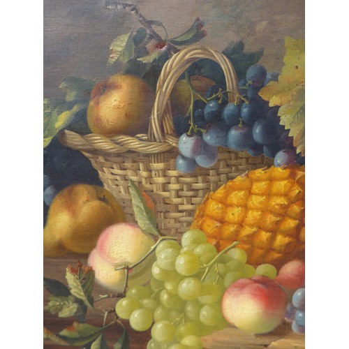 7013 - MARIA MARGITSON (1832-1896) An oil on canvas, still life fruit, signed bottom right and dated 1878, ... 